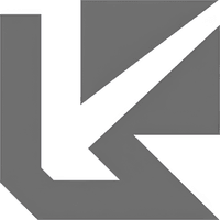 Минималистичный абстрактный логотип компании ЮзерВордс Ру в серых тонах на белом фоне